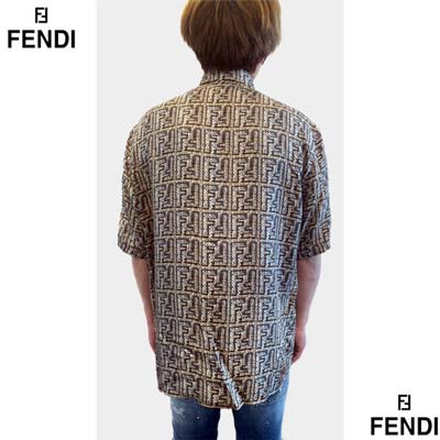 楽天市場】フェンディ FENDI シャツ メンズ 半袖 カジュアルシャツ