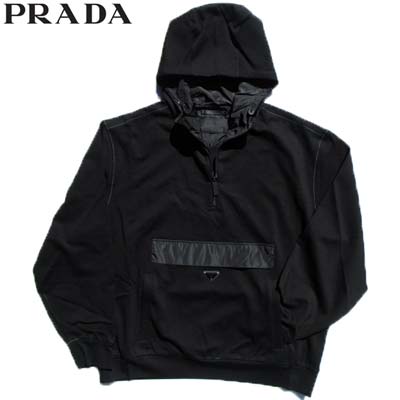 楽天市場】PRADA プラダ パーカー フーディ メンズ フロント