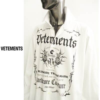 楽天市場】ヴェトモン VETEMENTS メンズ トップス シャツ 長袖 ロゴ