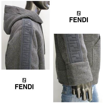 楽天市場】フェンディ FENDI メンズ トップス パーカー ロゴ カシミヤ