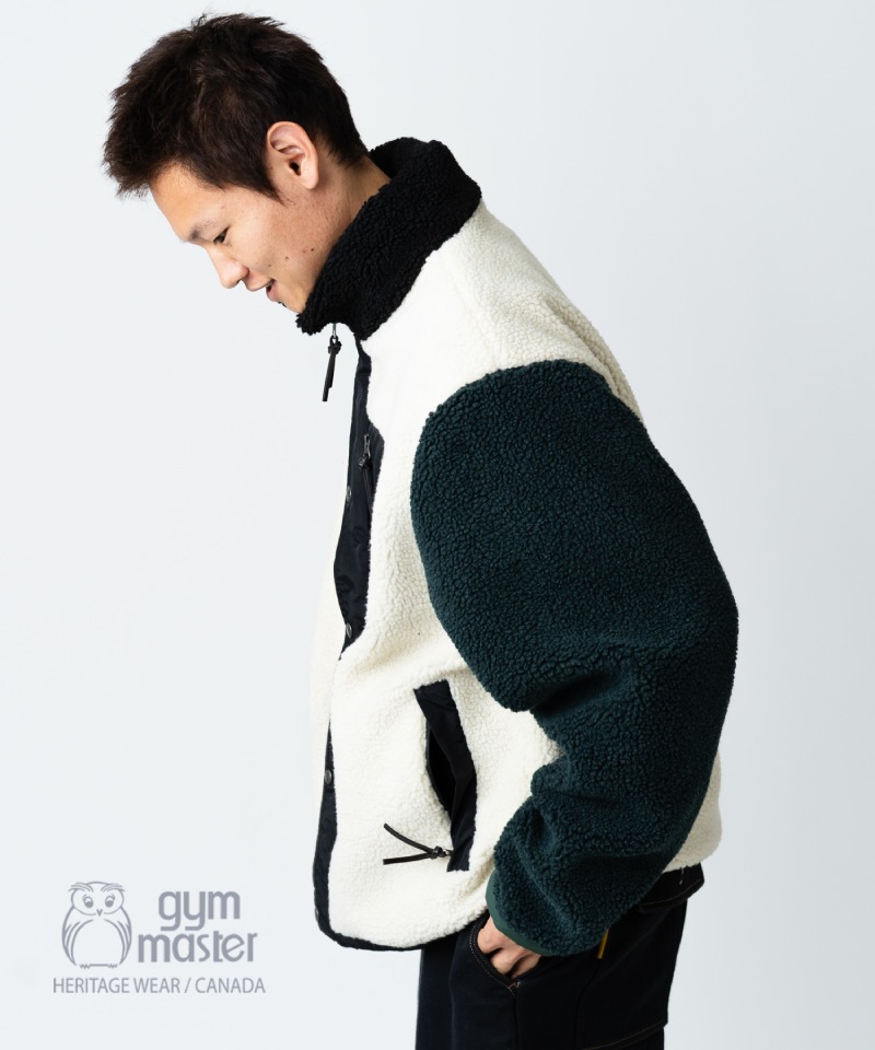 楽天市場】gym master 公式リバーシブル マウンテンジャケット｜ ボア