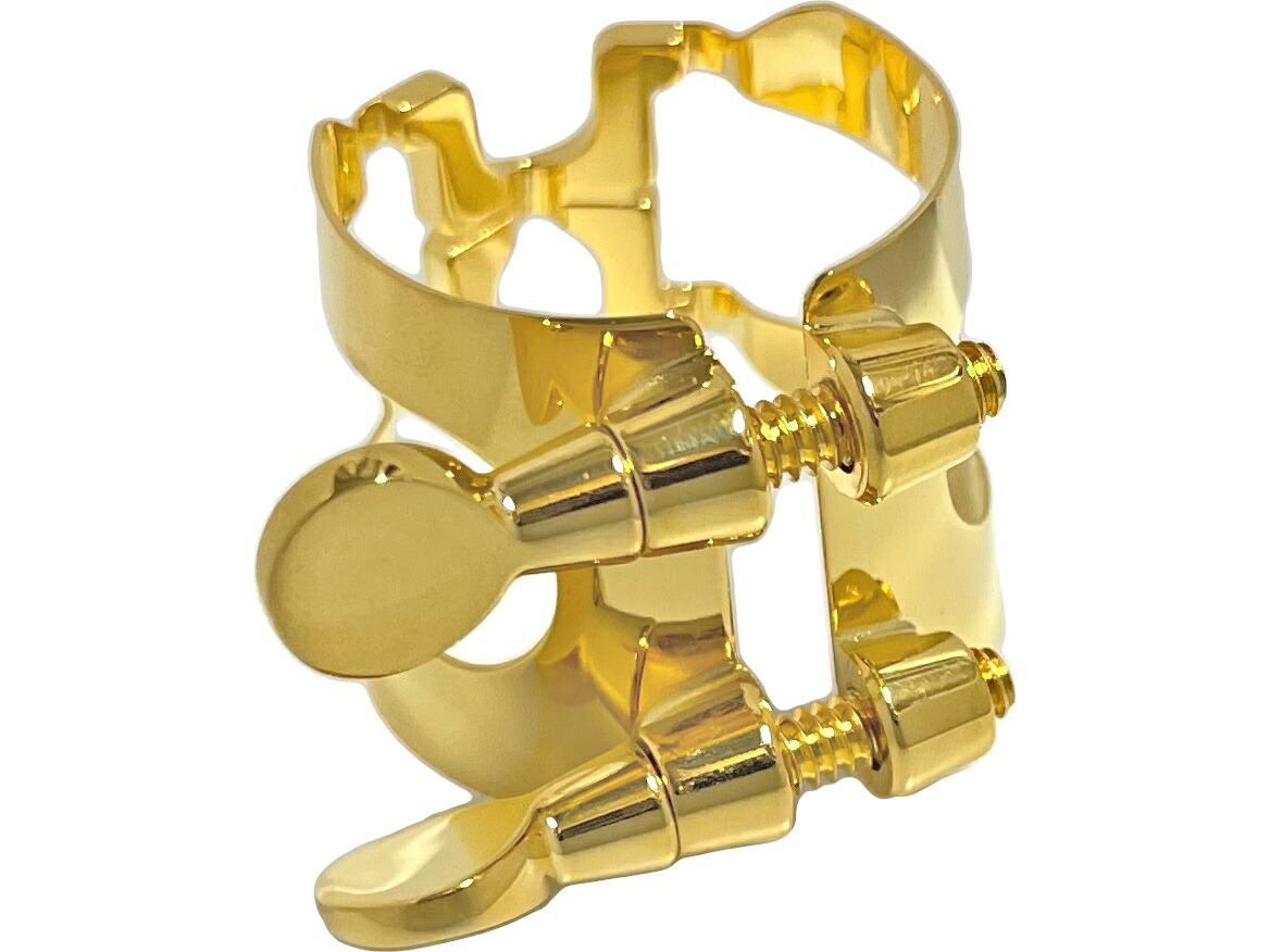 楽天市場】HARRISON ハリソン リガチャー アルトサックス AD 金メッキ