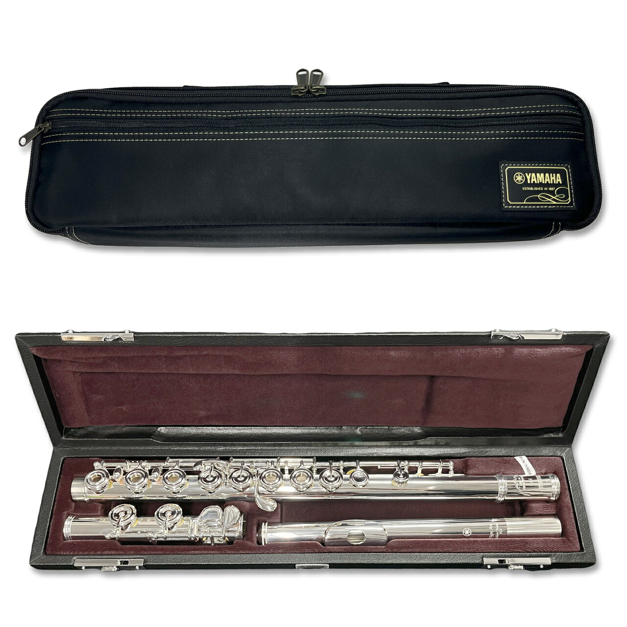 楽天市場】YAMAHA ヤマハ YFL-597 フルート インライン リングキイ E