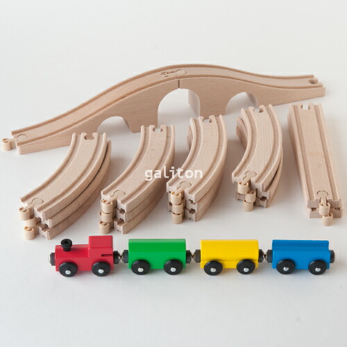 楽天市場】ミッキィ社 MICKI 汽車セット8の字 : 木のおもちゃがりとん