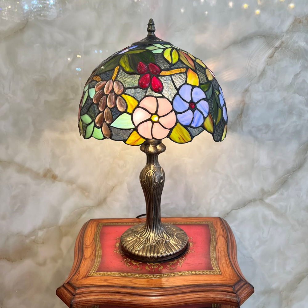 楽天市場】【期間限定pt3倍】 ステンドグラス ランプ 卓上 led