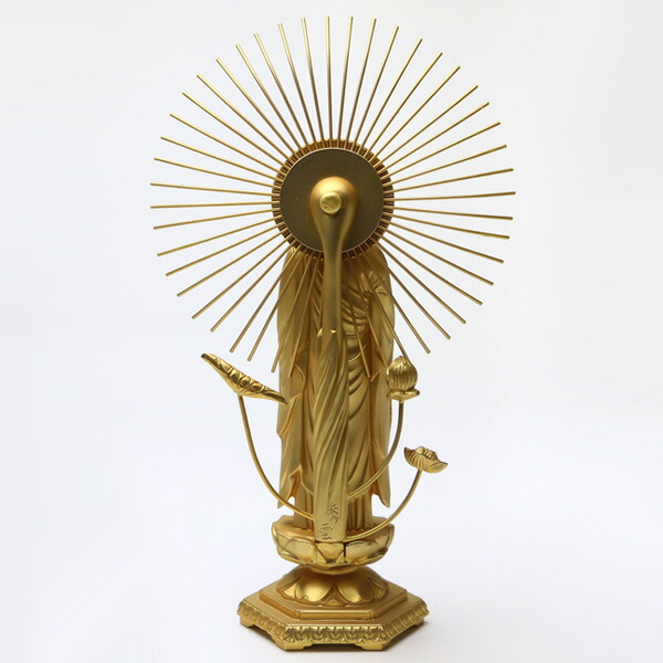 楽天市場】仏像 阿弥陀如来立像 浄土真宗 御東用 15.7cm : がらんどう