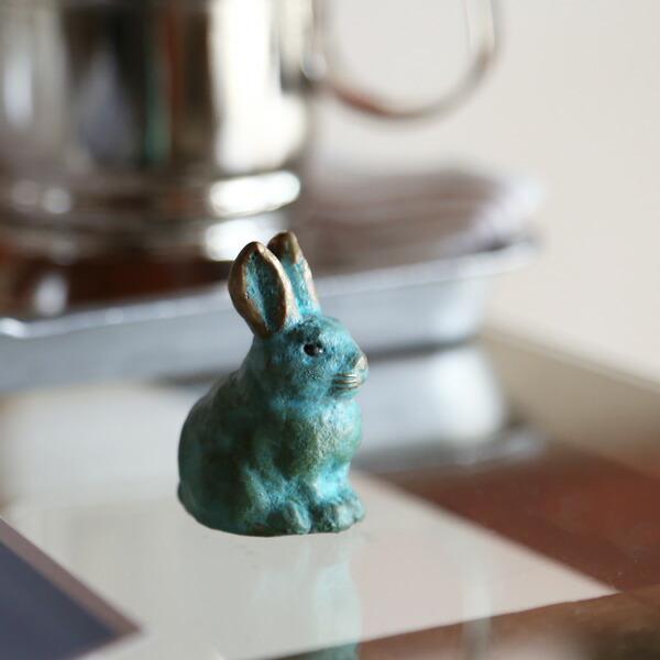 楽天市場】讃岐鋳造品 福うさぎ 青銅製 五八PRODUCTS 縁起物 原銅像