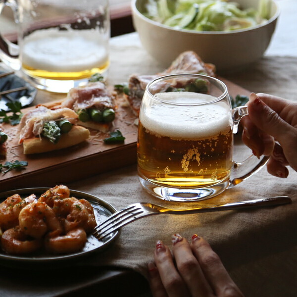 楽天市場】木村硝子店 ビアジョッキ 小 430ml ビールグラス ビアカップ