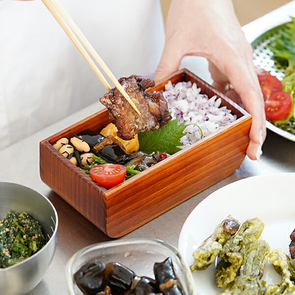 楽天市場】NOKO カブセル弁当箱 生漆塗（小） 大河内家具工房 漆塗り