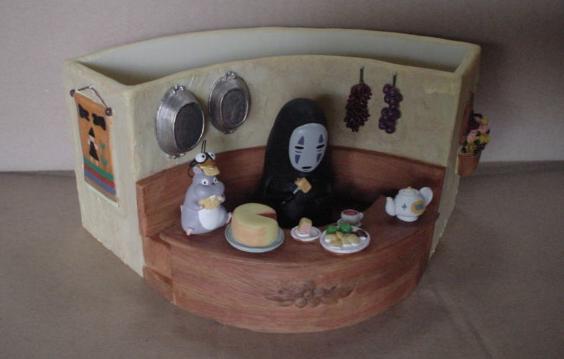 楽天市場】ジブリ千と千尋の神隠し「カオナシと坊ネズミ」プランター