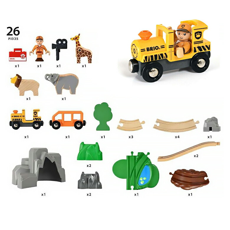 楽天市場】びっくり特典あり！BRIO サファリアドベンチャーセット
