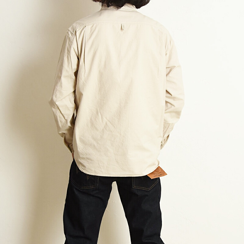 楽天市場】DANTON ダントン 長袖 バンドカラー シャツ メンズ