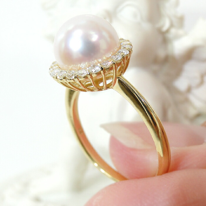 楽天市場】【限定1本 】【真珠科学研究所鑑別書付】 K18YG オーロラ