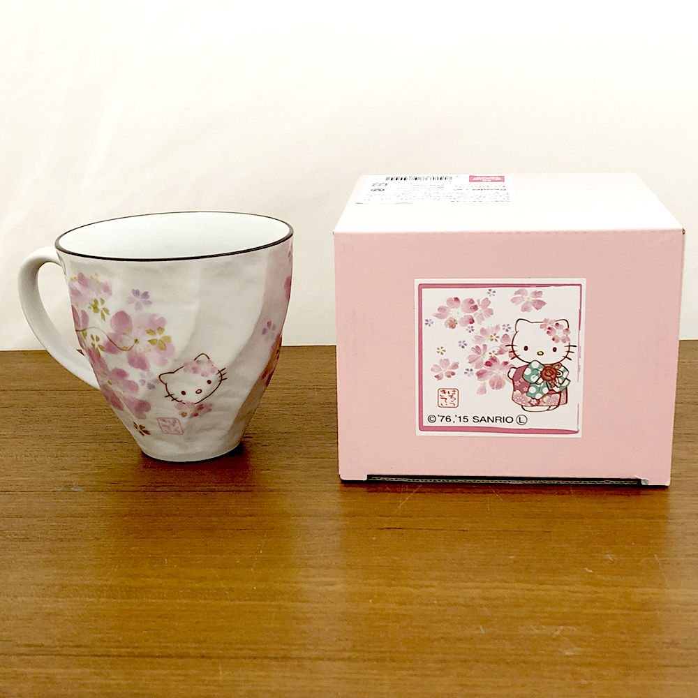楽天市場】キティちゃん マグカップ 桜 ギフト クリスマスギフト HELLO