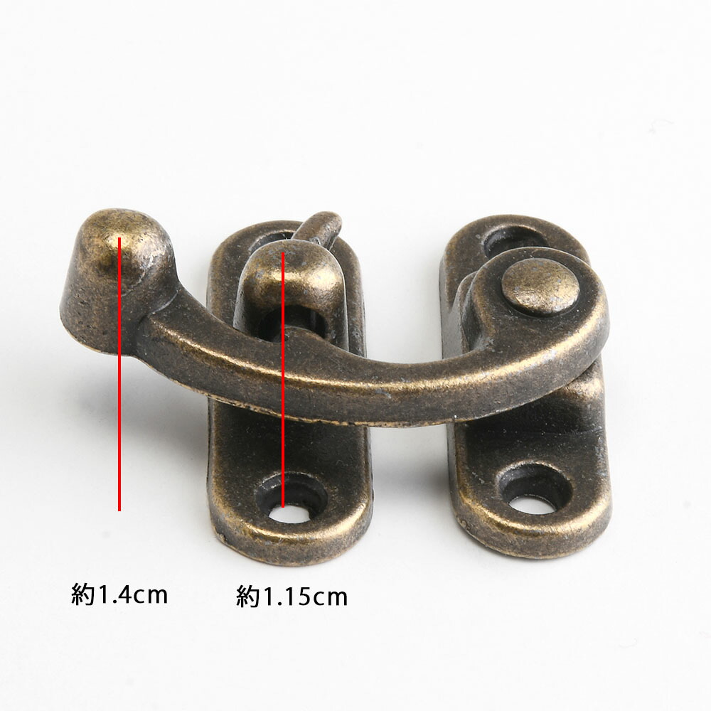 楽天市場】掛け金 ラッチ錠 かけがね クラフト 小箱金物 アンテーク