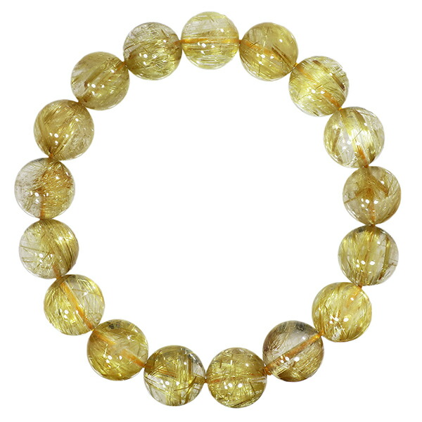 楽天市場】最高級 金針ルチルクォーツ 11A ブレスレット 11.8mm 18cm