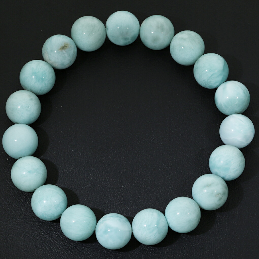 楽天市場】ラリマー ブレスレット 9.5mm 16.5cm レディース S サイズ