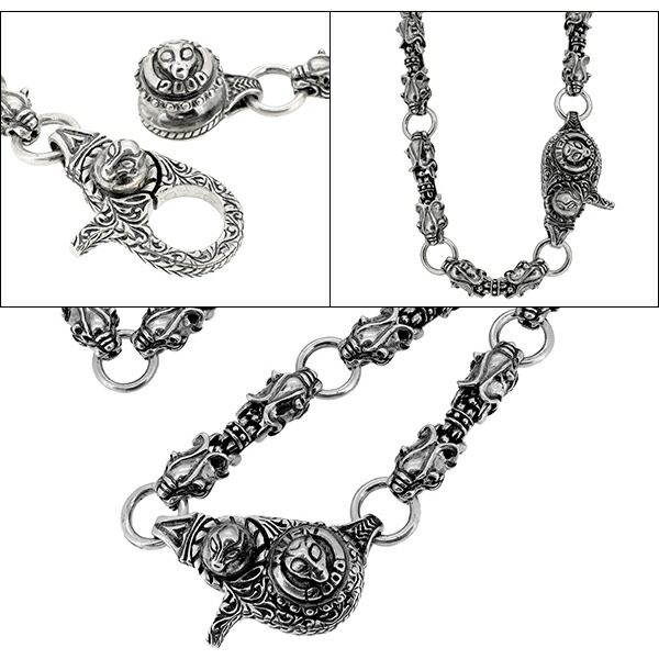 楽天市場】エイリアン 一点物 ビースト シルバーネックレス Alien2000