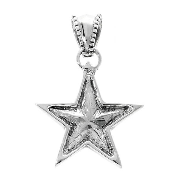 楽天市場】ビッグ スター シルバー ペンダントトップ チェーンなし 星