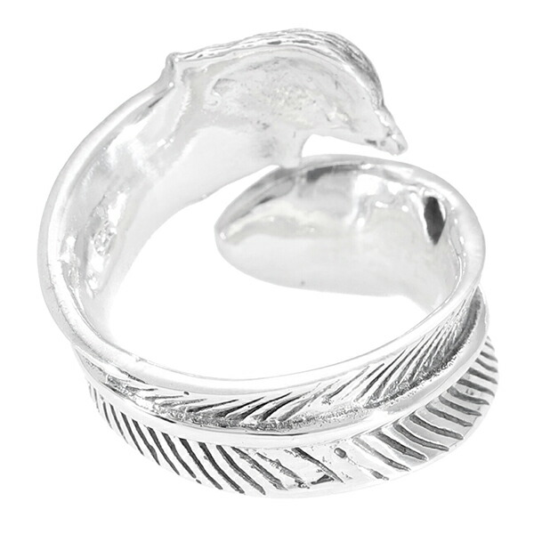 楽天市場】シルバーリング 925 メンズ イーグル フェザー フリーサイズ