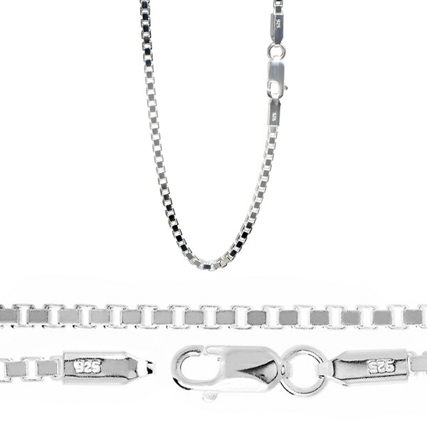 楽天市場】ベネチアンチェーン 幅約2.2mm 45cm シルバー925 シルバー