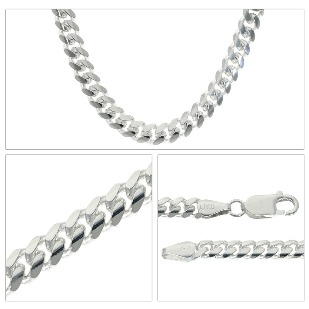 楽天市場】シルバー マイアミキューバンチェーン ネックレス 幅約5.0mm