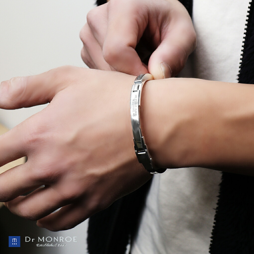 楽天市場】Dr MONROE ギミック シルバー ブレスレット バングル