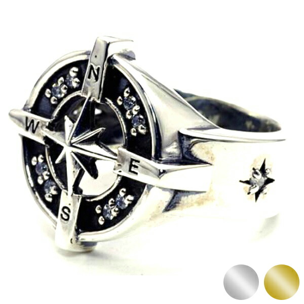 楽天市場】SAINTS セインツ コンパス＆スターシルバーリング 17号〜21