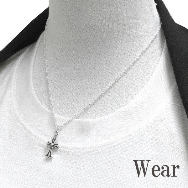 楽天市場】オーソドックス クロス シルバーネックレス SILVER925