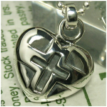 楽天市場】クロスハート シルバーネックレス 925 銀の蔵 メンズ