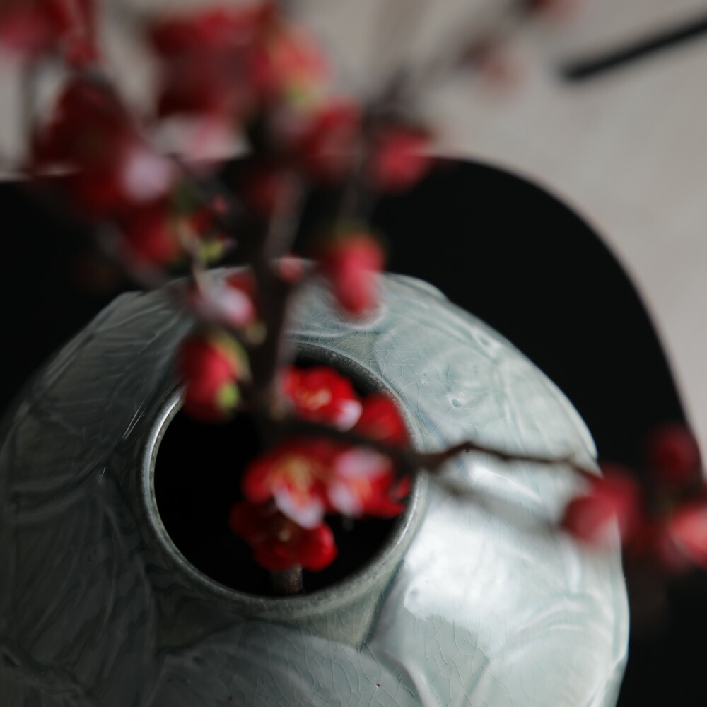 楽天市場】明山窯 明山オリジナル花器 波目紋花器 花瓶 花器 大型