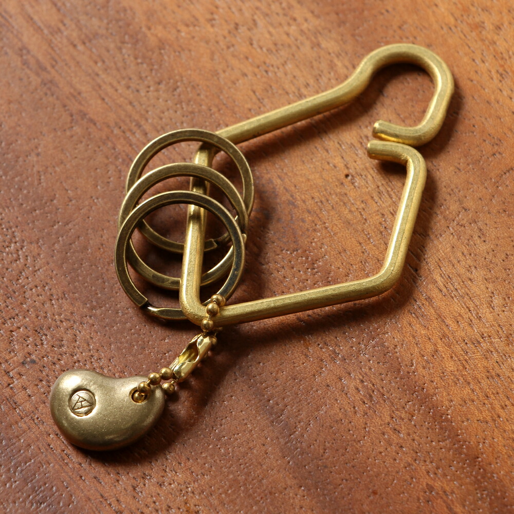 楽天市場】No.3 キーホルダー セット KKH-003-B 真鍮 キーリング 金色