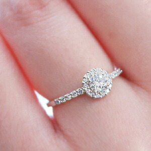 楽天市場】婚約指輪 ダイヤ エンゲージリング プラチナ Pt900