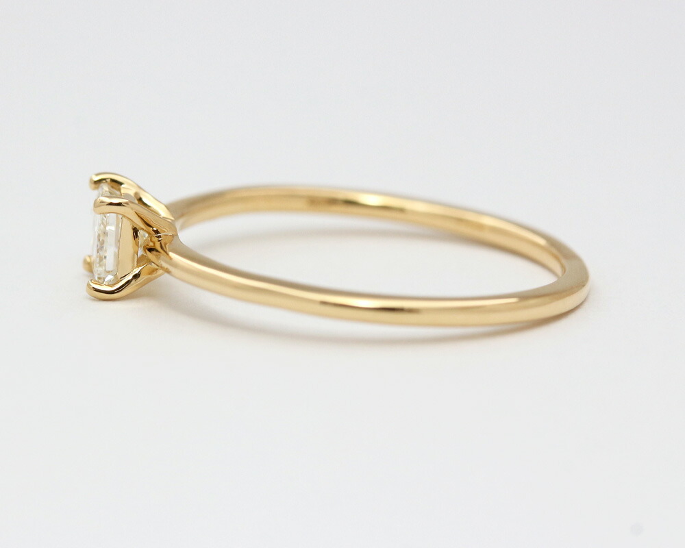 楽天市場】「プリンセスカット」 一粒 リング ダイヤモンド 0.294ct【J