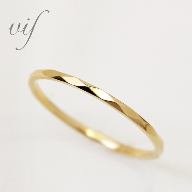 楽天市場】K18 K10 PT カット 地金リング 1号-15号 ※一部在庫あり商品