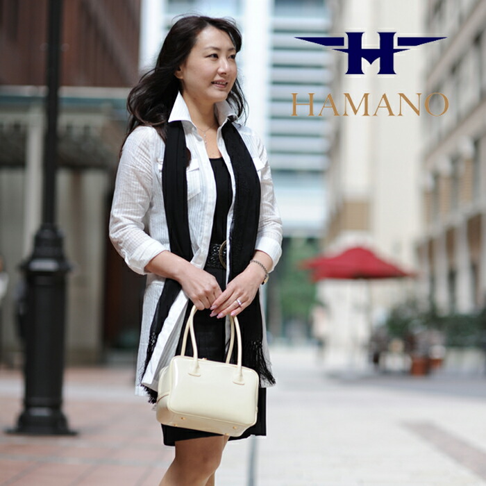 楽天市場】［濱野皮革工藝］エナメルバッグエナメル ミニボストン