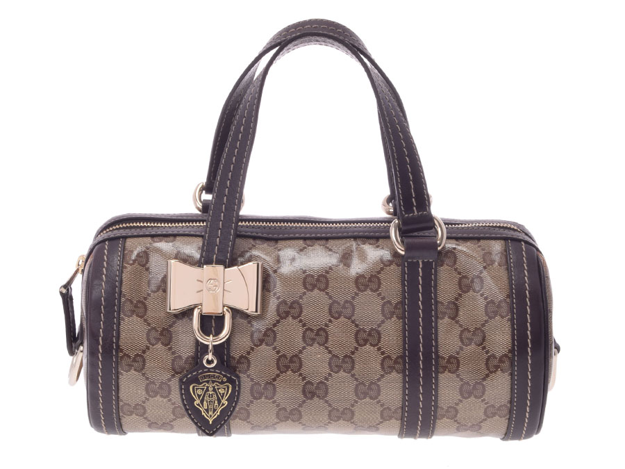 楽天市場】中古 グッチ 筒型ハンドバッグ GGキャンバスコーディング