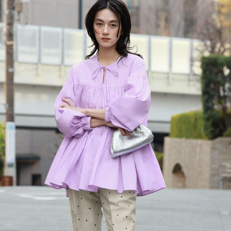 楽天市場】【53％OFF】トップス ブラウス レディース 長袖 白 黒