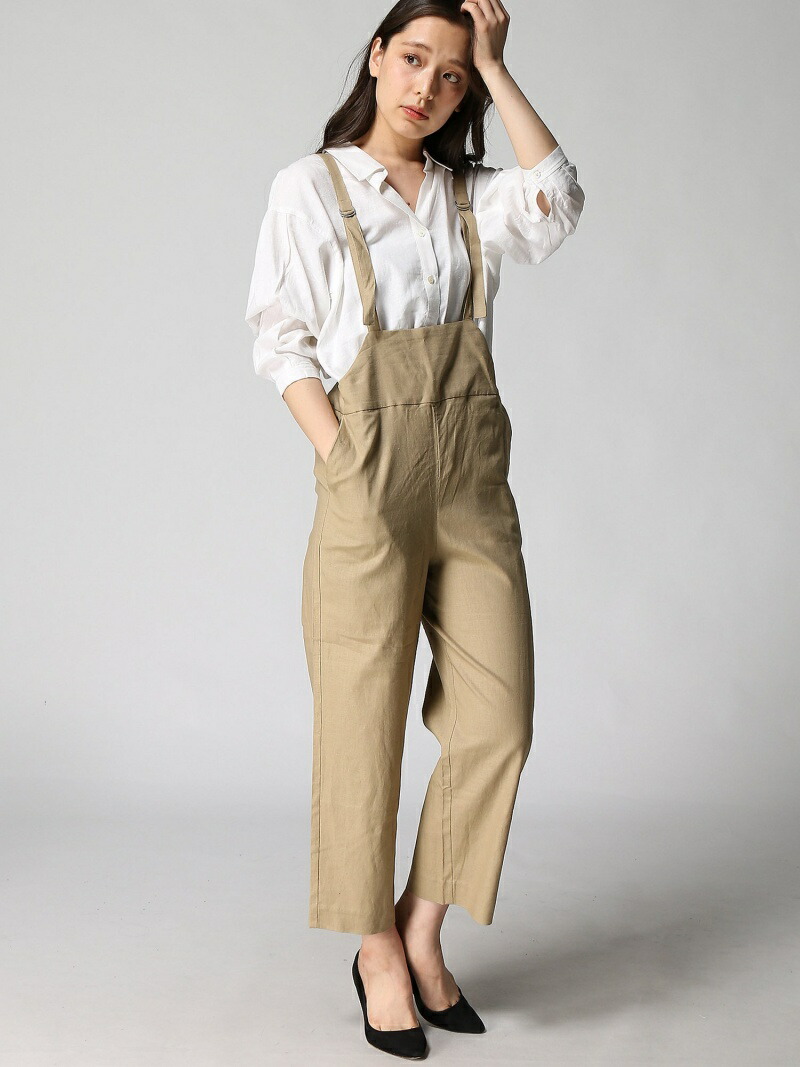 楽天市場】【SALE／61%OFF】(W)リネンテーパーキャミサロペ GLOBAL