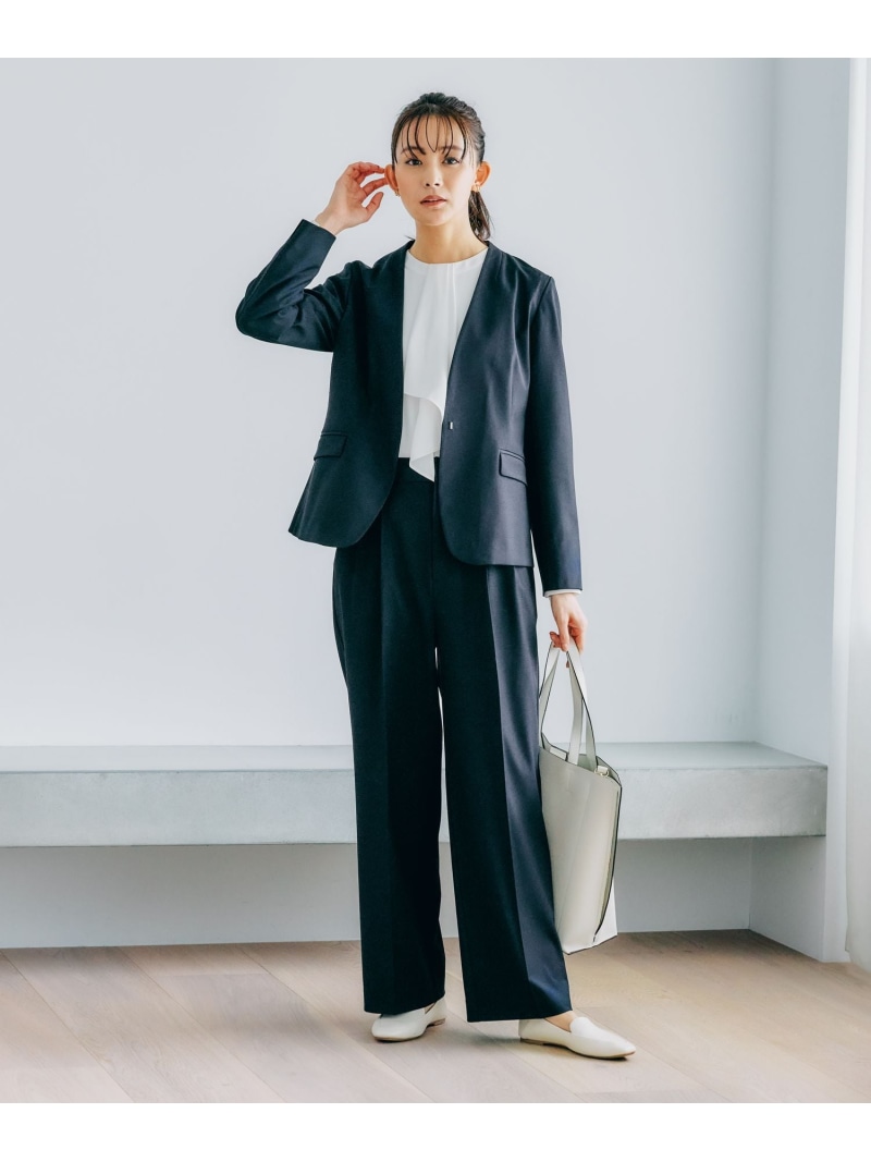 楽天市場】【SALE／70%OFF】ウツクシルエットノーカラージャケット