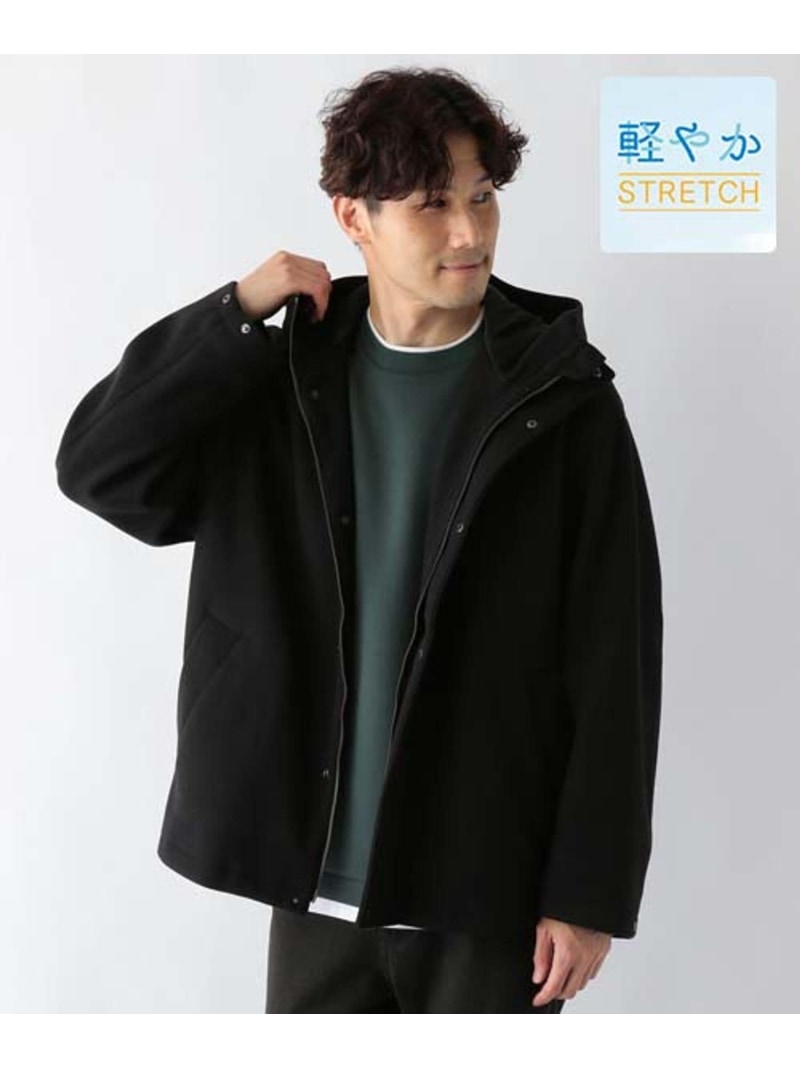 楽天市場】【SALE／60%OFF】軽やかストレッチブルゾン/フーディ/194300
