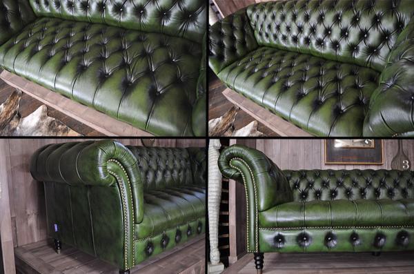 楽天市場】【開梱設置付】 【入荷しました】チェスターフィールド調総