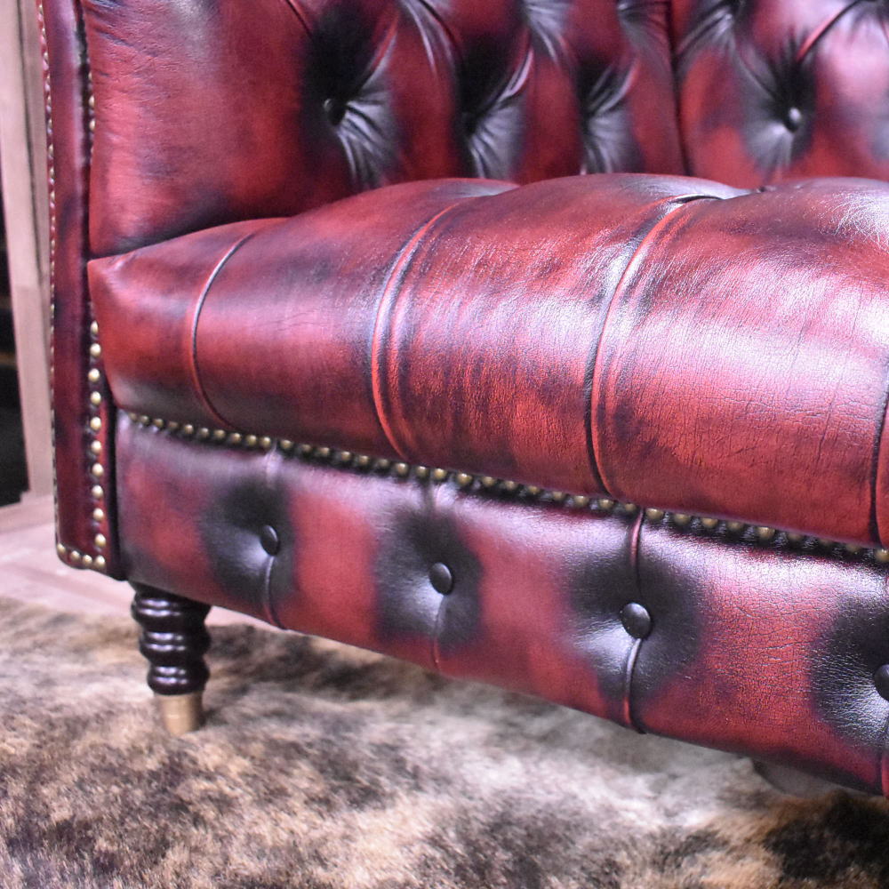 楽天市場】【開梱設置付】 【大人気！】チェスターフィールド調総革1人