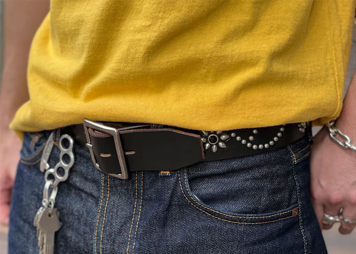 楽天市場】【神戸 正規店】 HTC USA 1.75 FLOWER LEATHERBELT (エイチ