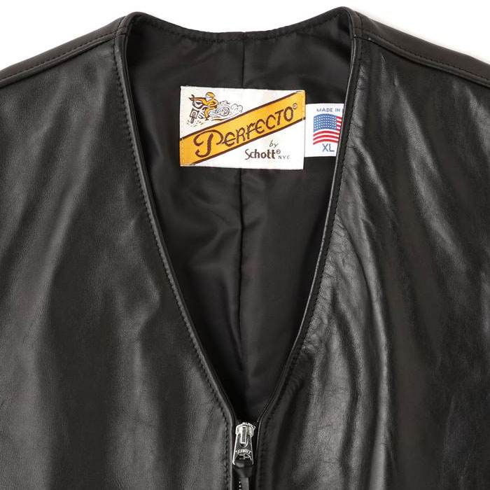 楽天市場】Schottショット 193V LEATHER VEST レザーベスト 782