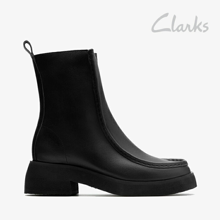 楽天市場】・CLARKS｜W Effery Zip Wallabee Boots Leather