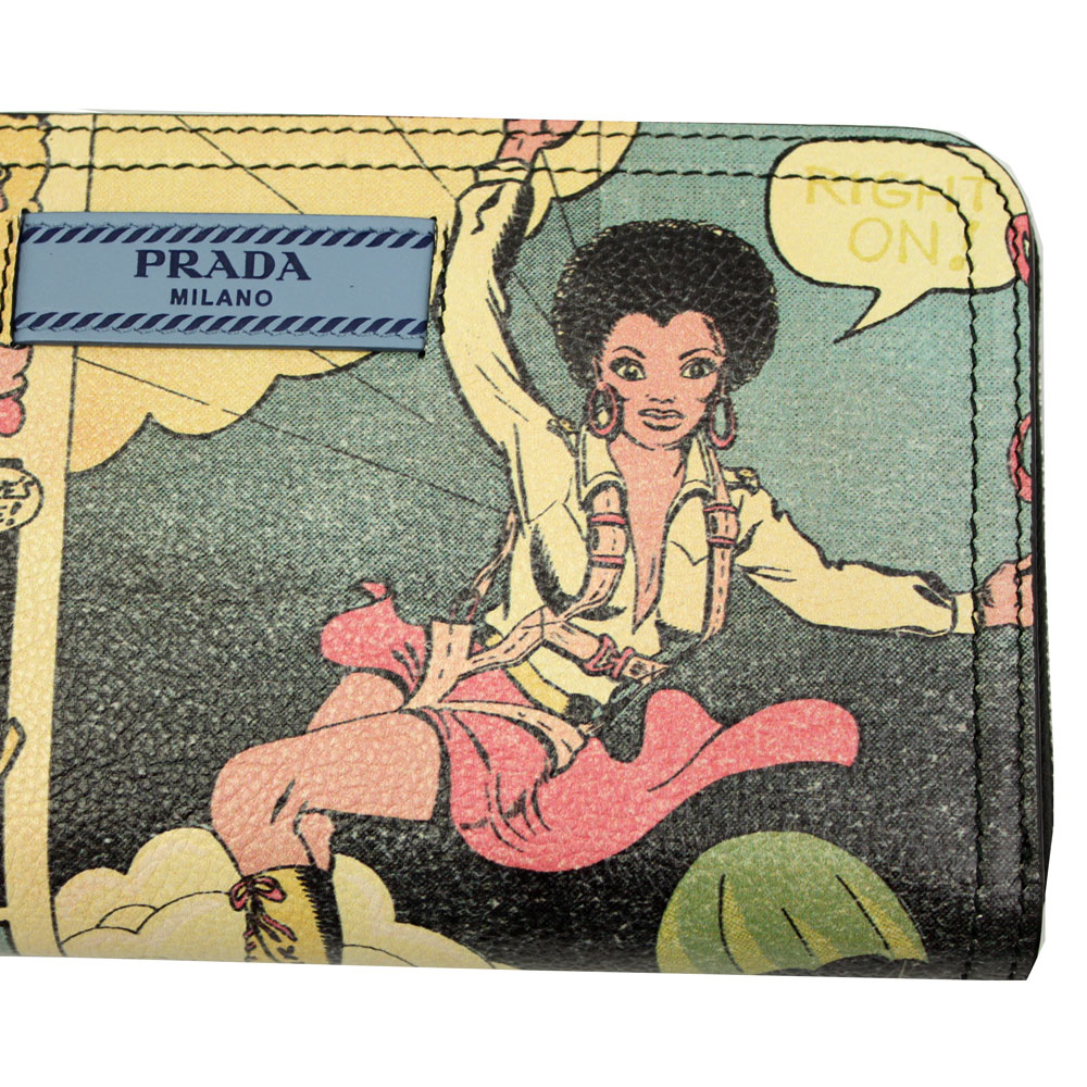 楽天市場】プラダ 財布 レザー コミックプリント 1ML506 PRADA