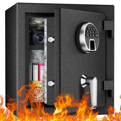 楽天市場】WASJOYE耐火金庫指紋認証式火災対策可A4ファイルに対応可