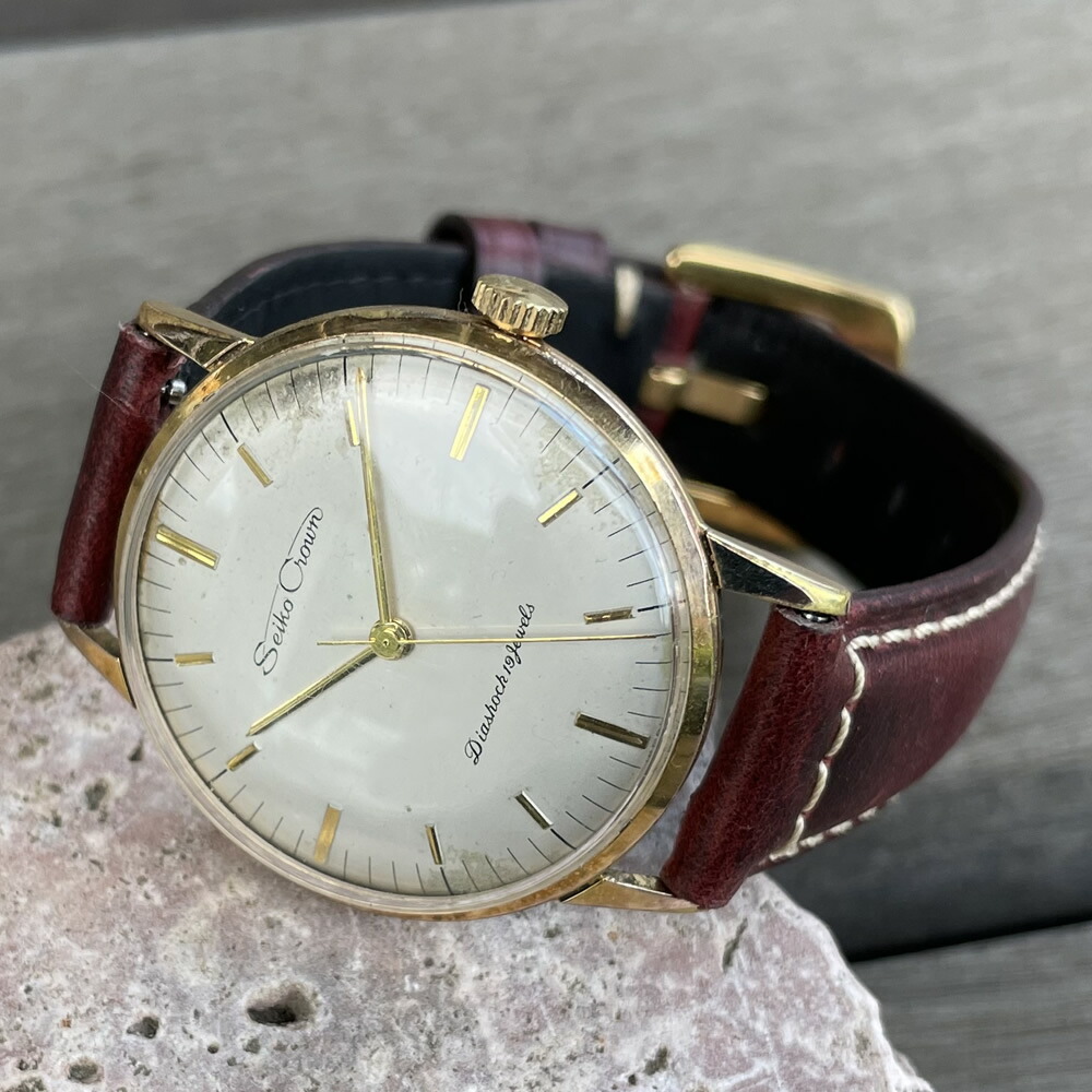 楽天市場】【中古品】【OH済み】SEIKO/セイコー Crown/クラウン 19石