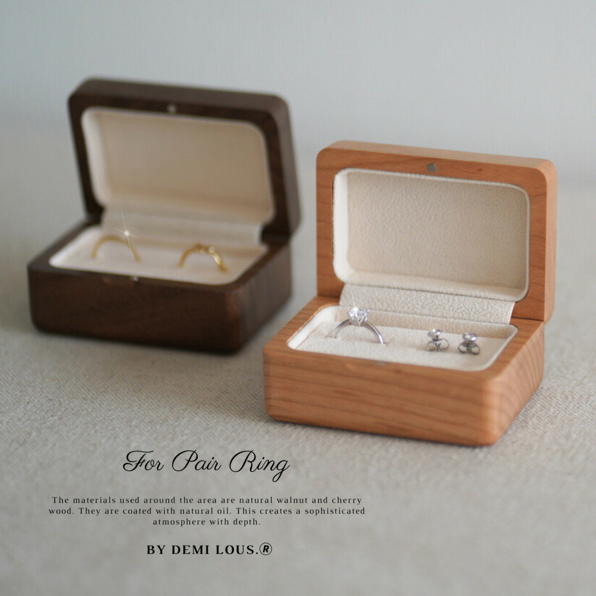 美品 グラフ ペアリングケース 結婚指輪 空箱 ジュエリーボックス 旧型